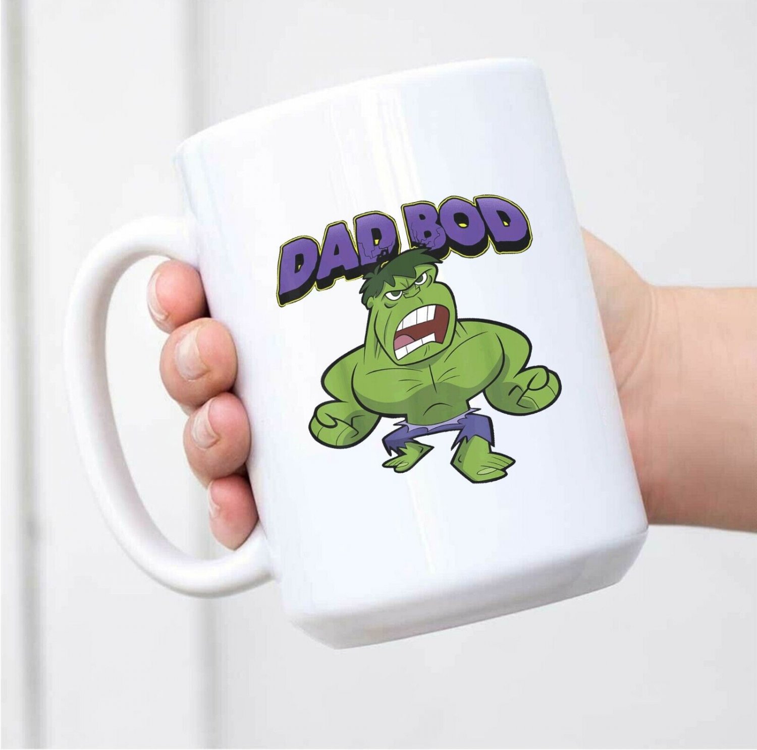 Funny Father Mug Retro Hulk Dad Bod New Ceramic White Mug L31 Coffee Mug Tea Mug