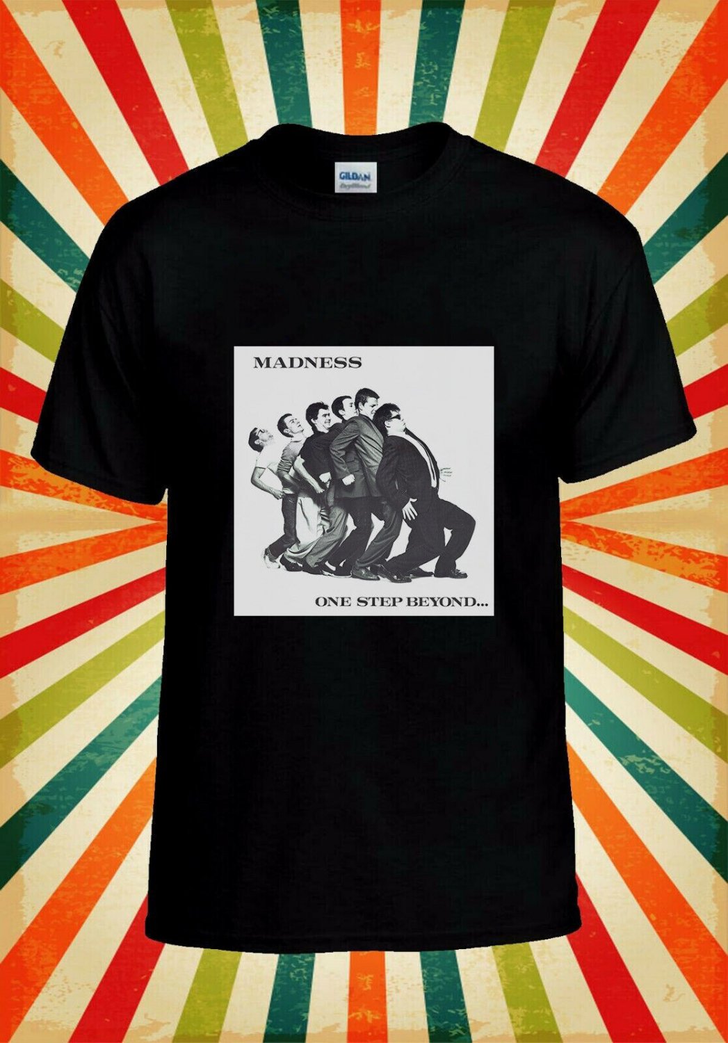 Madness One Step Beyond Album Unisex T-Shirt L31 Men Black White Tshirt