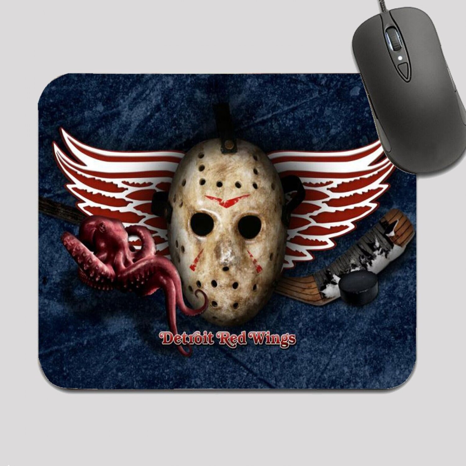 Detroit Red Wings Goalie Mask New Large Mouse pad L31 Gamming Mousepad