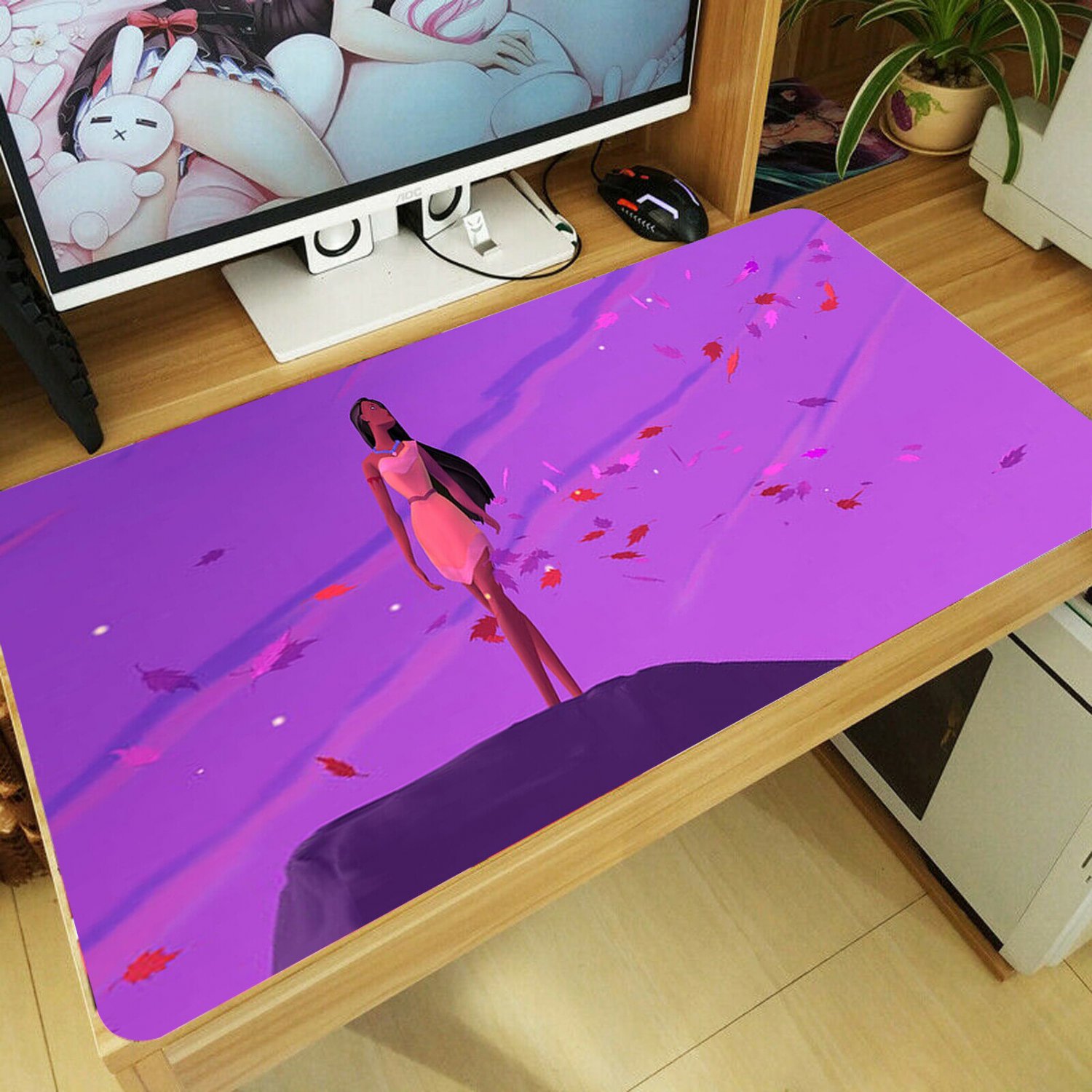 POCAHONTAS with BIRD New Large Mouse pad L31 Gamming Mousepad