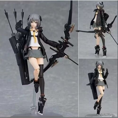 Anime figma 4 generation female high school students PVC Figure New No Box 15CM #MLSTore