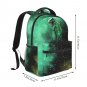 Dinosaur School Backpack schoolbag Bookbag for teens boys girls kids  small daypack