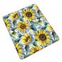 sunflower oil painting Rubber Base Mouse Pad