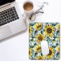 sunflower oil painting Rubber Base Mouse Pad