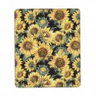 sunflower floral Rubber Base Mouse Pad