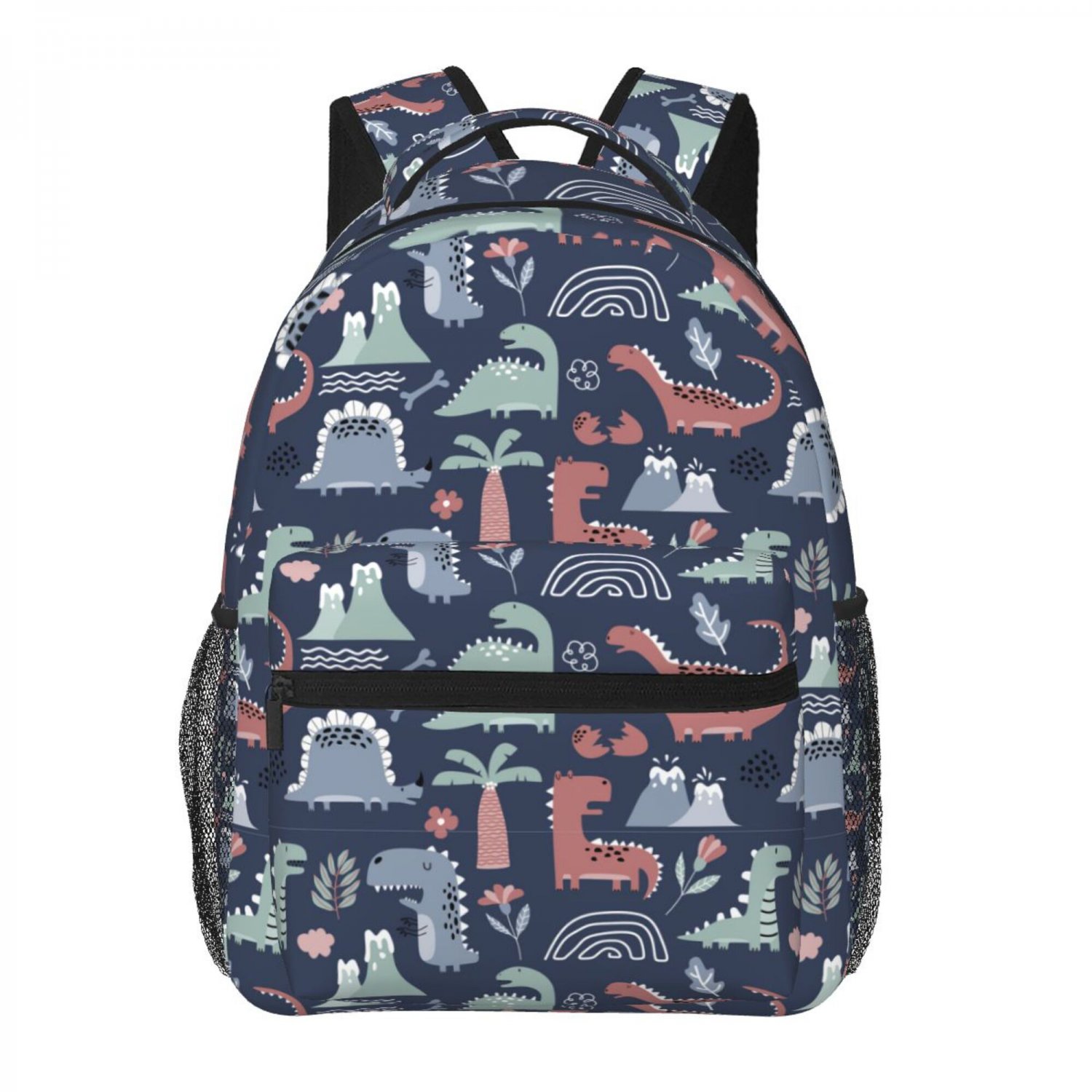 Dinosaur School Backpack schoolbag dino Bookbag for teens boys girls kids  small daypack