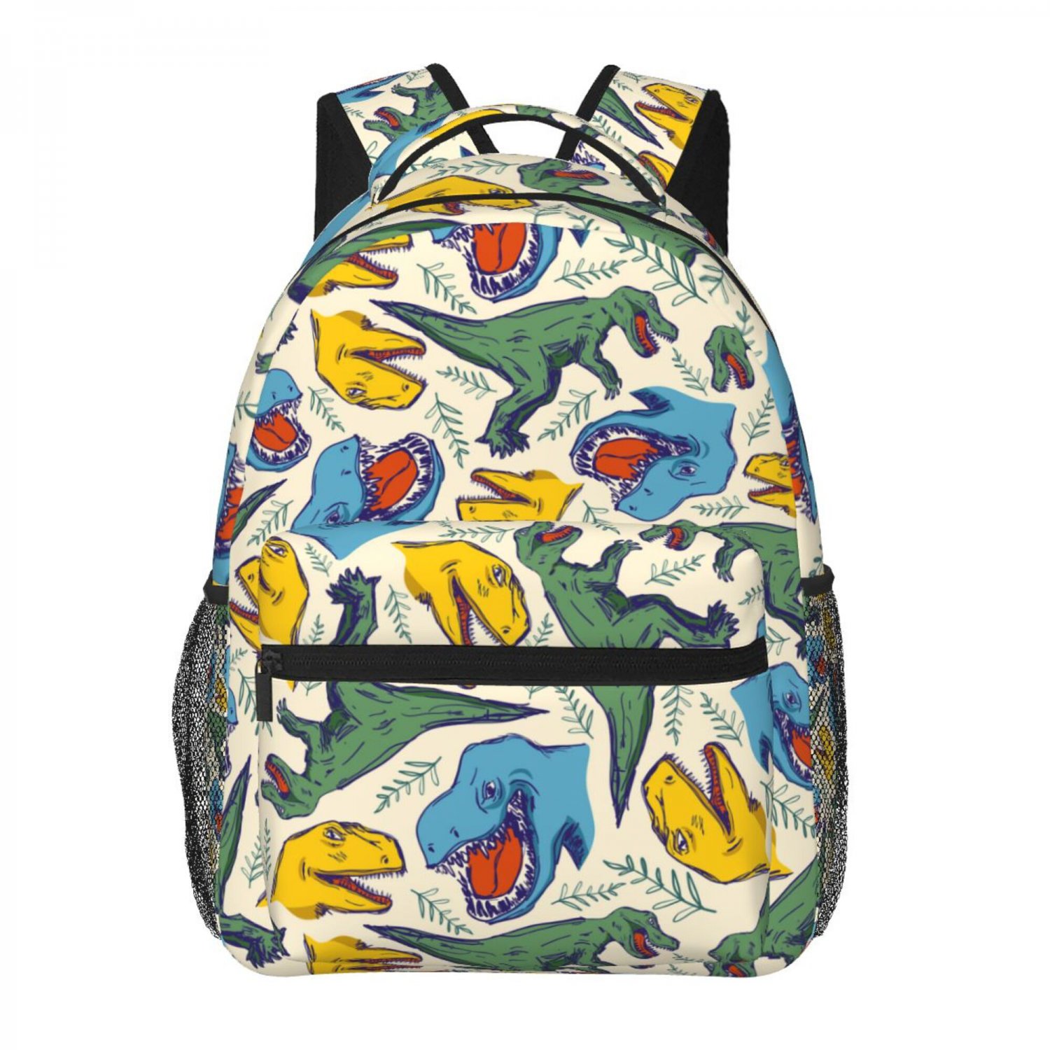 Dinosaur School Backpack schoolbag dino Bookbag for teens boys girls kids  small daypack