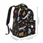 Dinosaur School Backpack schoolbag dino Bookbag for teens boys girls kids  small daypack