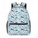 shark School Backpack schoolbag dino Bookbag for teens boys girls kids  small daypack