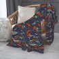 cartoon  shark Thick fleece blanket 50X60 inch for kids boys girls