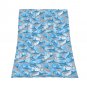 cartoon  shark Thick fleece blanket 50X60 inch for kids boys girls