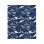 cartoon  shark Thick fleece blanket 50X60 inch for kids boys girls