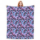 cartoon  shark Thick fleece blanket 50X60 inch for kids boys girls
