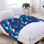 cartoon  shark Thick fleece blanket  50X60 inch for kids boys girls