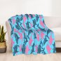 cartoon shark Thick fleece blanket 50X60 inch for kids boys girls