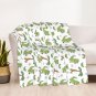 Anime cartoon Dinosaur dino Thick fleece blanket 50X60 inch for kids boys girls