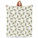Anime cartoon  Dinosaur dino Thick fleece blanket  50X60 inch for kids boys girls