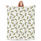 Anime cartoon  Dinosaur dino Thick fleece blanket  50X60 inch for kids boys girls