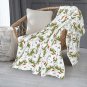 Anime cartoon Dinosaur dino Thick fleece blanket 50X60 inch for kids boys girls