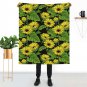 Sunflower flower Thick fleece throw blanket 50X60 inch for kids boys girls