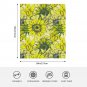 Decorative Sunflower flower Thick fleece throw blanket 50X60 for kids couch sofa