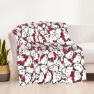 Thick anime hello kitty fleece throw blanket  50X60  for kids  girls