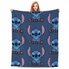 Stitch  thick fleece throw blanket  50 X 60