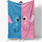 Stitch lightweight fleece throw blanket  50 X 60