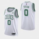 Men and Youth  Celtics Celtics 0 Jayson Tatum association Edition Jersey white