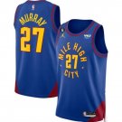 Men and Youth  Denver Nuggets 27 Jamal Murray  Jersey blue