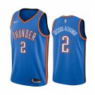 Men and  Youth Oklahoma City Thunder #2 Shai Gilgeous-Alexander icon Jersey blue