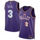 Men and  Youth  Suns #3 Bradley Beal the valley Jersey Purple 2025 City Edition