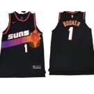 Men and  Youth  Suns #1 devin booker classic Jersey black
