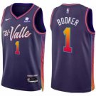 Men and  Youth  Suns #1 devin booker city Jersey
