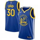 Men and  Youth Stephen Curry Gold State Warrior icon Jersey blue