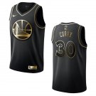 Men and  Youth Stephen Curry Gold State Warrior golden Jersey black