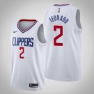 Men and  Youth  Clippers Kawhi Leonard association jersey white