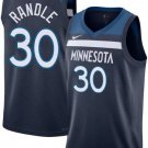 Men and  Youth  julius randle minnesota wolves 30 icon jersey  blue