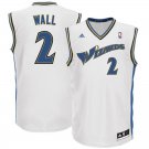 Men and  Youth  Washington Wizards 2 John Wall Throwback Jersey white
