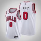 Men and  Youth  Coby White Bulls 0 association Jersey white