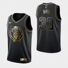 Mens Larry Bird Boston Celtics  33  jersey gold black