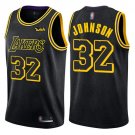 Men and  Youth    Magic Johnson Lakers city  jersey black