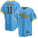 Men and  Youth jackson chourio  brewers 11 city connect   jersey