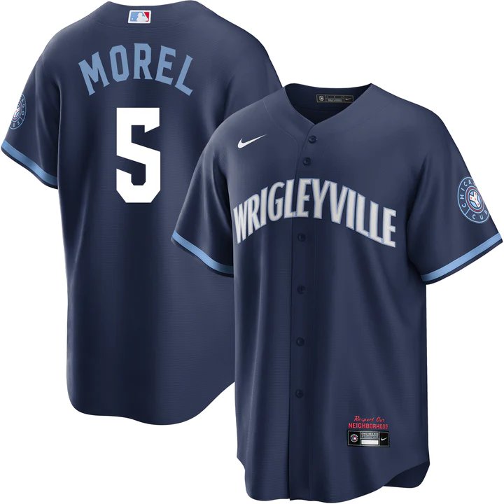 Men and  Youth christopher morel cubs 5 city connect jersey navy