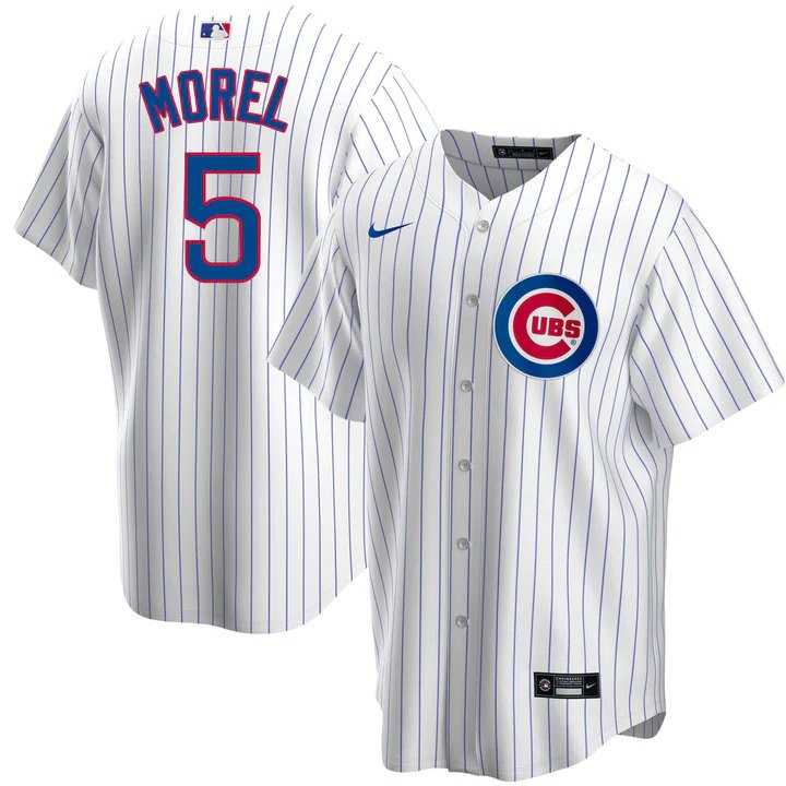 Men and  Youth christopher morel cubs 5  jersey white