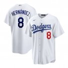 Men and  Youth enrique Hernandez Dodgers 8 jersey white