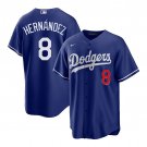 Men and  Youth enrique Hernandez Dodgers 8 jersey blue