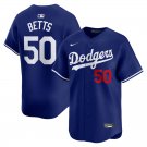 Men and  Youth Mookie Betts  Dodgers 50  jersey blue