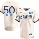 Men and  Youth Mookie Betts  Dodgers 50 city connect  jersey cream