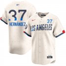 Men and  Youth teoscar hernandez  Dodgers 37 city connect  jersey cream